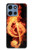 S0493 Music Note Burn Case For Motorola Moto G 5G (2025)