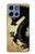 S1482 Black Dragon Painting Case For Motorola Moto G 5G (2025)
