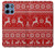 S2835 Christmas Reindeer Knitted Pattern Case For Motorola Moto G 5G (2025)