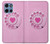 S2847 Pink Retro Rotary Phone Case For Motorola Moto G 5G (2025)