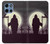 S3262 Grim Reaper Night Moon Cemetery Case For Motorola Moto G 5G (2025)