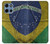 S3297 Brazil Flag Vintage Football Graphic Case For Motorola Moto G 5G (2025)