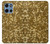 S3388 Gold Glitter Graphic Print Case For Motorola Moto G 5G (2025)