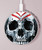 S0223 Vampire Skull Tattoo Wireless Charger Pad 15W Type-C iPhone Android LED Light Charging Station
