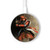 S0796 Japan Red Samurai Wireless Charger Pad 15W Type-C iPhone Android LED Light Charging Station