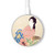S0889 Japan Art Kimono Wireless Charger Pad 15W Type-C iPhone Android LED Light Charging Station