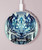 S1135 Wolf with knives Rock Wireless Charger Pad 15W Type-C iPhone Android LED Light Charging Station