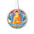 S1256 Buddha Paint Wireless Charger Pad 15W Type-C iPhone Android LED Light Charging Station