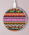 S2292 Aztec Tribal Pattern Wireless Charger Pad 15W Type-C iPhone Android LED Light Charging Station