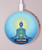 S2295 Bhuddha Aura Chakra Balancing Healing Wireless Charger Pad 15W Type-C iPhone Android LED Light Charging Station
