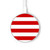 S2364 Red and White Striped Wireless Charger Pad 15W Type-C iPhone Android LED Light Charging Station