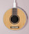 S2819 Classical Guitar Wireless Charger Pad 15W Type-C iPhone Android LED Light Charging Station