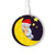 S2849 Cute Sleepy Owl Moon Night Wireless Charger Pad 15W Type-C iPhone Android LED Light Charging Station