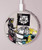 S3008 Tarot Card Death Wireless Charger Pad 15W Type-C iPhone Android LED Light Charging Station
