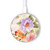 S3035 Sweet Flower Painting Wireless Charger Pad 15W Type-C iPhone Android LED Light Charging Station