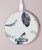 S3085 Feather Paint Pattern Wireless Charger Pad 15W Type-C iPhone Android LED Light Charging Station