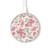 S3095 Vintage Rose Pattern Wireless Charger Pad 15W Type-C iPhone Android LED Light Charging Station