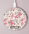 S3095 Vintage Rose Pattern Wireless Charger Pad 15W Type-C iPhone Android LED Light Charging Station