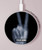 S3101 X-ray Peace Sign Fingers Wireless Charger Pad 15W Type-C iPhone Android LED Light Charging Station