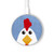 S3254 Chicken Cartoon Wireless Charger Pad 15W Type-C iPhone Android LED Light Charging Station