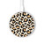 S3374 Fashionable Leopard Seamless Pattern Wireless Charger Pad 15W Type-C iPhone Android LED Light Charging Station
