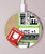 S3543 Luggage Tag Art Wireless Charger Pad 15W Type-C iPhone Android LED Light Charging Station