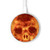 S3881 Fire Skull Wireless Charger Pad 15W Type-C iPhone Android LED Light Charging Station