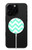 S1723 Mint Chevron Zigzag Magnetic Wireless Charger Pad with MagSafe 15W for iPhone 16 15 14 13 12