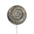 S1788 Ammonite Fossil Magnetic Wireless Charger Pad with MagSafe 15W for iPhone 16 15 14 13 12