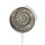 S1788 Ammonite Fossil Magnetic Wireless Charger Pad with MagSafe 15W for iPhone 16 15 14 13 12