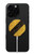 S2231 Yellow and Black Line Hazard Striped Magnetic Wireless Charger Pad with MagSafe 15W for iPhone 16 15 14 13 12