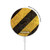 S2231 Yellow and Black Line Hazard Striped Magnetic Wireless Charger Pad with MagSafe 15W for iPhone 16 15 14 13 12