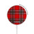 S2374 Tartan Red Pattern Magnetic Wireless Charger Pad with MagSafe 15W for iPhone 16 15 14 13 12