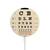 S2502 Eye Exam Chart Decorative Decoupage Poster Magnetic Wireless Charger Pad with MagSafe 15W for iPhone 16 15 14 13 12