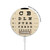 S2502 Eye Exam Chart Decorative Decoupage Poster Magnetic Wireless Charger Pad with MagSafe 15W for iPhone 16 15 14 13 12
