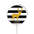 S2794 Black and White Striped Deer Gold Sparkles Magnetic Wireless Charger Pad with MagSafe 15W for iPhone 16 15 14 13 12