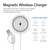 S2931 Red Buffalo Check Pattern Magnetic Wireless Charger Pad with MagSafe 15W for iPhone 16 15 14 13 12
