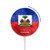 S3022 Haiti Flag Magnetic Wireless Charger Pad with MagSafe 15W for iPhone 16 15 14 13 12