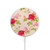 S3037 Pretty Rose Cottage Flora Magnetic Wireless Charger Pad with MagSafe 15W for iPhone 16 15 14 13 12