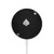 S3152 Black Ace of Spade Magnetic Wireless Charger Pad with MagSafe 15W for iPhone 16 15 14 13 12
