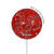 S3354 Red Classic Bandana Magnetic Wireless Charger Pad with MagSafe 15W for iPhone 16 15 14 13 12
