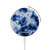 S3439 Fabric Indigo Tie Dye Magnetic Wireless Charger Pad with MagSafe 15W for iPhone 16 15 14 13 12