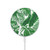 S3457 Paper Palm Monstera Magnetic Wireless Charger Pad with MagSafe 15W for iPhone 16 15 14 13 12