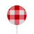 S3535 Red Gingham Magnetic Wireless Charger Pad with MagSafe 15W for iPhone 16 15 14 13 12