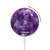 S3713 Purple Quartz Amethyst Graphic Printed Magnetic Wireless Charger Pad with MagSafe 15W for iPhone 16 15 14 13 12