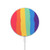 S3799 Cute Vertical Watercolor Rainbow Magnetic Wireless Charger Pad with MagSafe 15W for iPhone 16 15 14 13 12