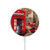 S3856 Vintage London British Magnetic Wireless Charger Pad with MagSafe 15W for iPhone 16 15 14 13 12