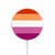 S3887 Lesbian Pride Flag Magnetic Wireless Charger Pad with MagSafe 15W for iPhone 16 15 14 13 12