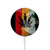 S3890 Reggae Rasta Flag Smoke Magnetic Wireless Charger Pad with MagSafe 15W for iPhone 16 15 14 13 12