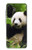S1073 Panda Enjoy Eating Case For Samsung Galaxy A26